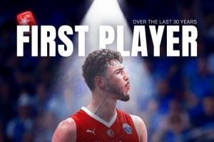 申京连续3场比赛至少20+5+5 欧锦赛近30年来首人