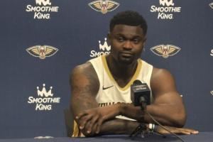 这次来真的！锡安上赛季注册体重129kg 现在瘦到了120kg